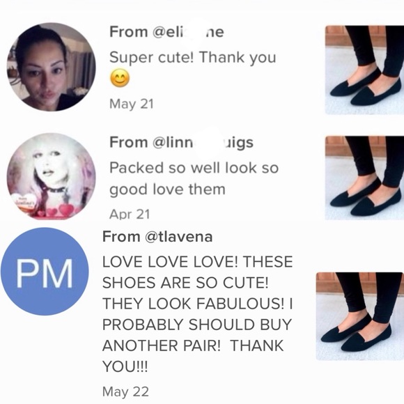 Black Pointed Toe Loafers Flats - Picture 6 of 10